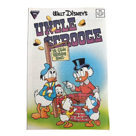 Walt Disneys Uncle Scrooge Comic # 229 Vintage September 1988 Bagged Boarded - Picture 1 of 5